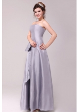 The Bran New Style Strapless A-line Taffeta Prom Evening Dress