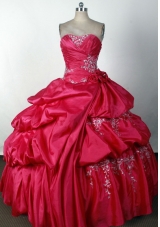 2012 Luxurious Ball Gown Strapless Floor-Length Quinceanera Dress