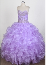 Exquisite Ball Gown Sweetheart Floor-length Quinceanera Dress