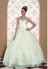 Sweetheart 2014 Sweet Sixteen Quinceanera Dresses Beaded Decorate Bust