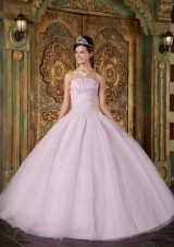 New Style Strapless 2014 Spring Quinceanera Dress with Baby Pink
