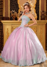 Beautiful Ball Gown Beading Quinceanera Dress Strapless with Appliques