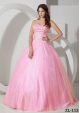 Cute Ball Gown Sweetheart Beading 2014 Sweet 16 Dresses