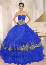 New Style Wholesale Sweetheart Ruffles Quinceanera Dresses With Beading