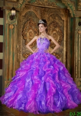 Exclusive Puffy Strapless with Ruffles Quinceanera Dress for 2014