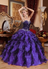 Classical Sweetheart 2014 Beading and Ruffles Quinceanera Dresses