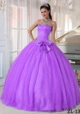 Ball Gown Sweetheart Beading and Bowknot Quinceanera Dress