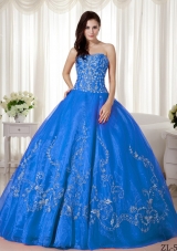 Elegant Ball Gown Sweetheart Beading and Embroidery For 2014 Quinceanera Dress