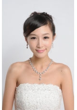 Imitation Pearl Wedding Jewelry sets in Silver  on Sale