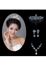 Dreamlike Alloy With Rhinestone Pearl Ladies' Jewelry Sets