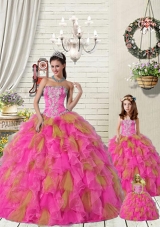 2015 Top Seller Multi-color Princesita Dress with Ruffles and Beading