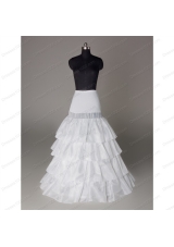 Wonderful Organza Floor-length Petticoat in White