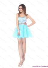 2015 The Super Hot Sweetheart Light Blue Prom Dress with Sequins