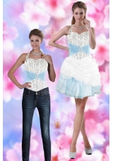 2015 Halter Detachable Prom Skirts with Beading and Pick Ups
