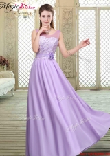 2016 Best Scoop Lace Bridesmaid Dresses in Lavender