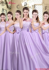Hot Sale Empire Lavender 2016 Bridesmaid Dresses
