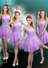 Cheap Hand Made Flowers Bridesmaid Dresses with One Shoulder
