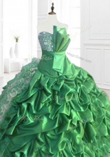 New Arrivals Sequins and Ruffles Quinceanera Dresses with Pick Ups