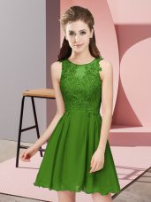 New Style Green Scoop Zipper Appliques Quinceanera Court Dresses Sleeveless