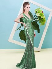 New Style Sleeveless Sequins Zipper Dress for Prom