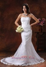 Exquisite lace Wedding Gown Mermaid Style Train