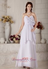 Classy Sweetheart Chiffon Empire Bridal Dress Beading