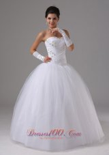 Ball Gown Bridal Dress Sweetheart Beaded Tulle