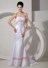 Discount Mermaid Royal Wedding Dress Brush Embroidery