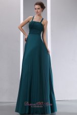 Peacock Green Mother Of The Bride Dress Empire A-line Ruch