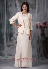 Champagne Mother Of The Bride Dress Chiffon Appliques