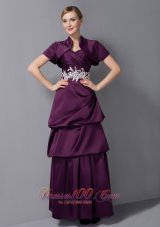 Layers Ruche Mother Of Bride Dress With Empire Waist