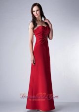 Red Sweetheart Mother’s Dress With Beading