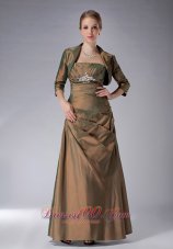 Ankle Length Two Tone Color Mother In Law Dress