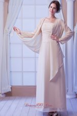 Chiffon Appliques Beaded Mother Of The Bride Dress