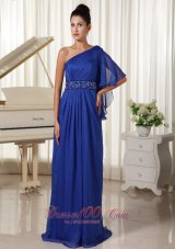 One Shoulder With 1/2-length Sleeve Mother Of The Bride Dress