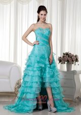 Brush Train Organza Beading Prom / Evening Dress HL