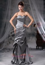 Discount Gray Beading Prom Evening Dress Column