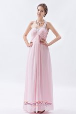 Exclusive One Shoulder Dress for Prom Beading