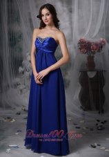 Royal Blue 2013 Mother of the Bride Dress Beaded