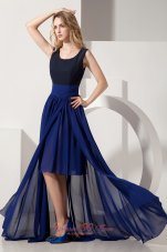 Multi-colored Scoop High-low Prom Dress For Evening